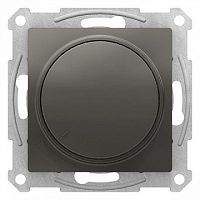 Светорегулятор поворотно-нажимной ATLASDESIGN, 315 Вт, сталь | код. ATN000934 | Schneider Electric